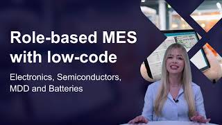 Revolutionize your manufacturing processes with Siemens’ rolebased MES powered by Mendix’ low code [upl. by Alahcim]