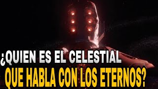 ¿QUIEN ES EL CELESTIAL QUE HABLA CON AJAK ETERNA ARISHEM Marvel en 1 minuto short shorts [upl. by Flemming97]