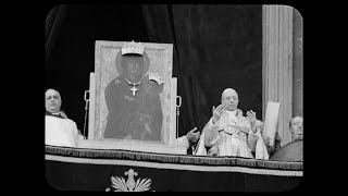 Pope Pius XII declares new feast of the Queenship of Mary 1954 [upl. by Croteau47]