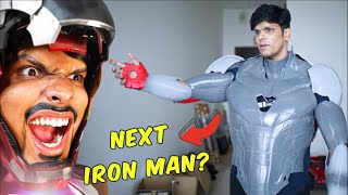 Mythpat Becomes IRON MAN [upl. by Nahtanhoj]