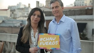 ChauFueros  Mauricio Macri y Mariana Zuvic [upl. by Leahcimnaj]