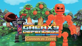 Klikbot Galaxy Defenders  Bonus Missions Cannon vs Cat [upl. by Curt357]