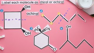 How to Find Chiral Centers amp the Difference Between Chiral vs Achiral Molecules  Organic Chemistry [upl. by Vary18]