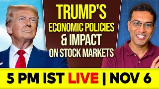 How Donald Trumps win is going to impact the stock market  Akshat Shrivastava [upl. by Ruhtracam]