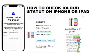 How to check icloud status on iphone or ipad [upl. by Eltsirhc]