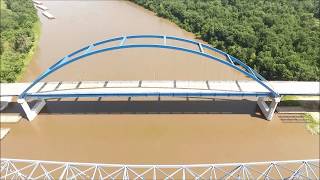 Meredosia IL Bridge update June 16 2018 [upl. by Shoshana]