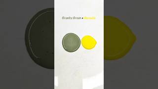 Granite Green  Aureolin  relaxing colormixing satisfying asmr [upl. by Orabel621]