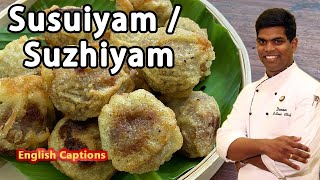 சுழியம்  Susiyam Recipe in Tamil  How to make Suzhiyam  Sweets  CDK199  Chef Deenas Kitchen [upl. by Hcirdla]