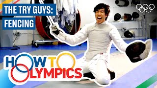 How Olympic Fencing Works ft The Try Guys [upl. by Novanod]