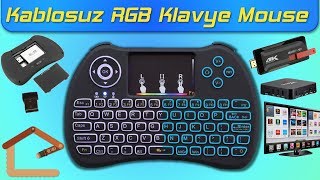 Kablosuz RGB Mini Klavye  Mouse İncelemesi [upl. by Louie]