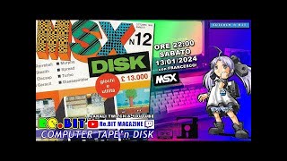 MSX DISK n12  ReBIT Computer n Tape [upl. by Allerie]