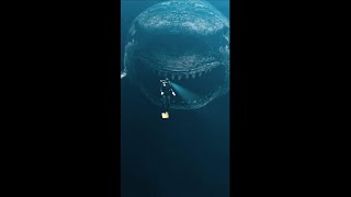 Megalodon vs Scuba Diver Thalassophobia shorts thalassophobia megalodon [upl. by Zohar]