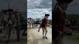 Continental artillery evacuates Fort Ticonderoga ahead General John Burgoyne’s forces [upl. by Espy677]