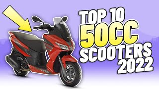 Top 10 50cc Scooters 2022 The best 50 Mopeds and Scooters for beginners and learners on a CBT [upl. by Walt]