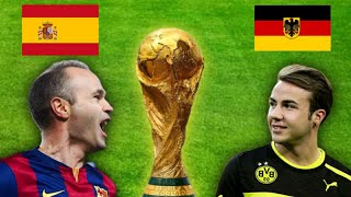 INIESTA amp GOTZE SKILL amp GOAL  WORLD CUP GOAL 2010 amp 2014 [upl. by Suoirred]