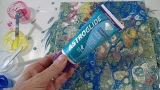 Testing Dimethicone for Acrylic Pouring Cells AstroGlide Part 2 [upl. by Teirrah]