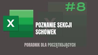 Poradnik odc 8 Excel 2016 Poznanie sekcji schowek [upl. by Jacobo]