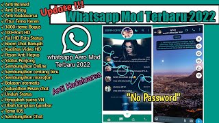 Update Whatsapp Mod Terbaru 2022  Wa Aero Mod Terbaru 2022  Anti Kadaluarsa [upl. by Terrel]