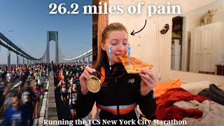 RUNNING THE NEW YORK MARATHON FOR THE FIRST TIME super emotional [upl. by Aroon]