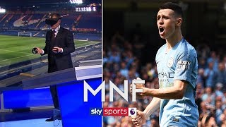 Jamie Carragher recreates Phil Fodens first Premier League goal in virtual reality  MNF [upl. by Salmon]