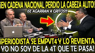 ¡NO SE MIDIO JUAN BECERRA REVIENTA SABROSO A ALITO MORENO SE AGARRAN A GRITOS EN CADENA NACIONAL [upl. by Jagir968]