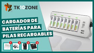 Los 4 mejores cargadores de pilas recargables aa y aaa [upl. by Adiuqram282]