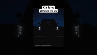 Kia Syros  official teaser [upl. by Anikal]