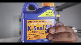 Review and DEMO  KSeal ST5501 Multi Purpose One Step Permanent Coolant Leak Repair [upl. by Vassar]