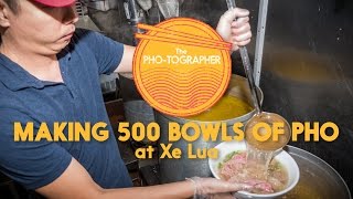 Making 500 Bowls of Pho at Xe Lua [upl. by Neahs574]