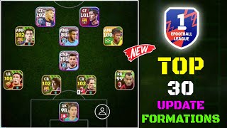 Top 30 New Unique Formations Update In eFootball 2024 Mobile  New Formations In eFootball 2024 🤩🔔 [upl. by Alekram35]