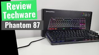 Tecware Phantom 87 HotSwap Keyboard Review  Amazing value [upl. by Arabeila]