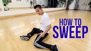 How to Breakdance  Sweeps  Flow Basics [upl. by Oiluarb]