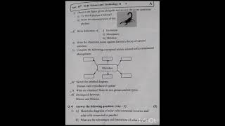 Std10 1semester science 2 1 semester exam questions paper fse [upl. by Dnartreb361]