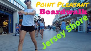 Exploring America New Jersey Point Pleasant Beach Boardwalk4k [upl. by Gnep]