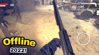 Top 14 OFFLINE FPS Games for Android 2022 [upl. by Nelleeus]