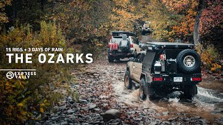 15 Rigs in a 3 Day Downpour  Ozarks Express Rally 2023 [upl. by Euqinim]