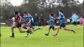 Damali Dennis try vs Cabramatta 2024 u13 D1 [upl. by Oswin709]