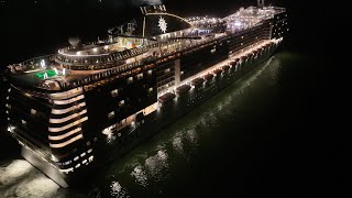 Msc Preziosa departing Southampton October 25th 2024 [upl. by Letnuahc]