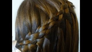 Five 5 Strand Waterfall Braid [upl. by Inahpit]