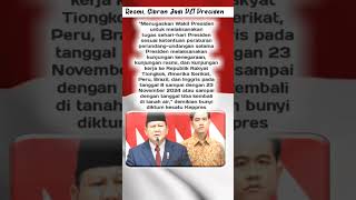 Resmi Gibran Jadi PLT Presiden politics beritaterkini presiden trending [upl. by Enihpets782]