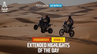 Extended highlights of Stage 2 presented by Aramco  Dakar2024 [upl. by Latvina]