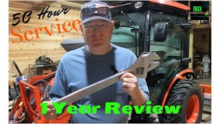 Kioti CK3510 tractor 50 hour SERVICE and 1 Year review HST fluid had SPARKLES [upl. by Crutcher]