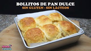 Bollitos de pan dulce sin gluten y sin lácteos [upl. by Paterson]