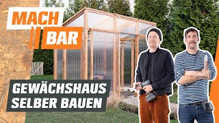 Gewächshaus selber bauen – einfach und modular  OBI [upl. by Nnylylloh]