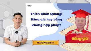 Thích Chân Quang Học giả thì Tu thật hay giả [upl. by Ayita]