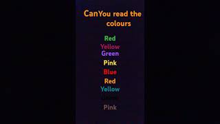 Can you read the colours [upl. by Brittni]