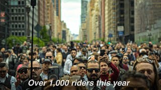 2024 Distinguished Gentlemans Ride  New York City  Massive Turnout of Riders [upl. by Mozart]