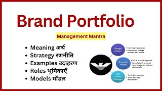 Brand Portfolio brand portfolio management brand portfolio strategy brand portfolio matrix [upl. by Idnac947]