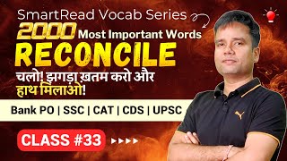 SmartRead Course Vocab Class 33  English for Bank and SSC Exams  IBPS PO SBI PO SSC CGL 2024 ibps [upl. by Ivatts]