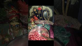 🦚Krishna ji bhog🦚ashortaday devotees radhakrishna trendingshorts viralshorts vrindavan bhajan [upl. by Alesiram]